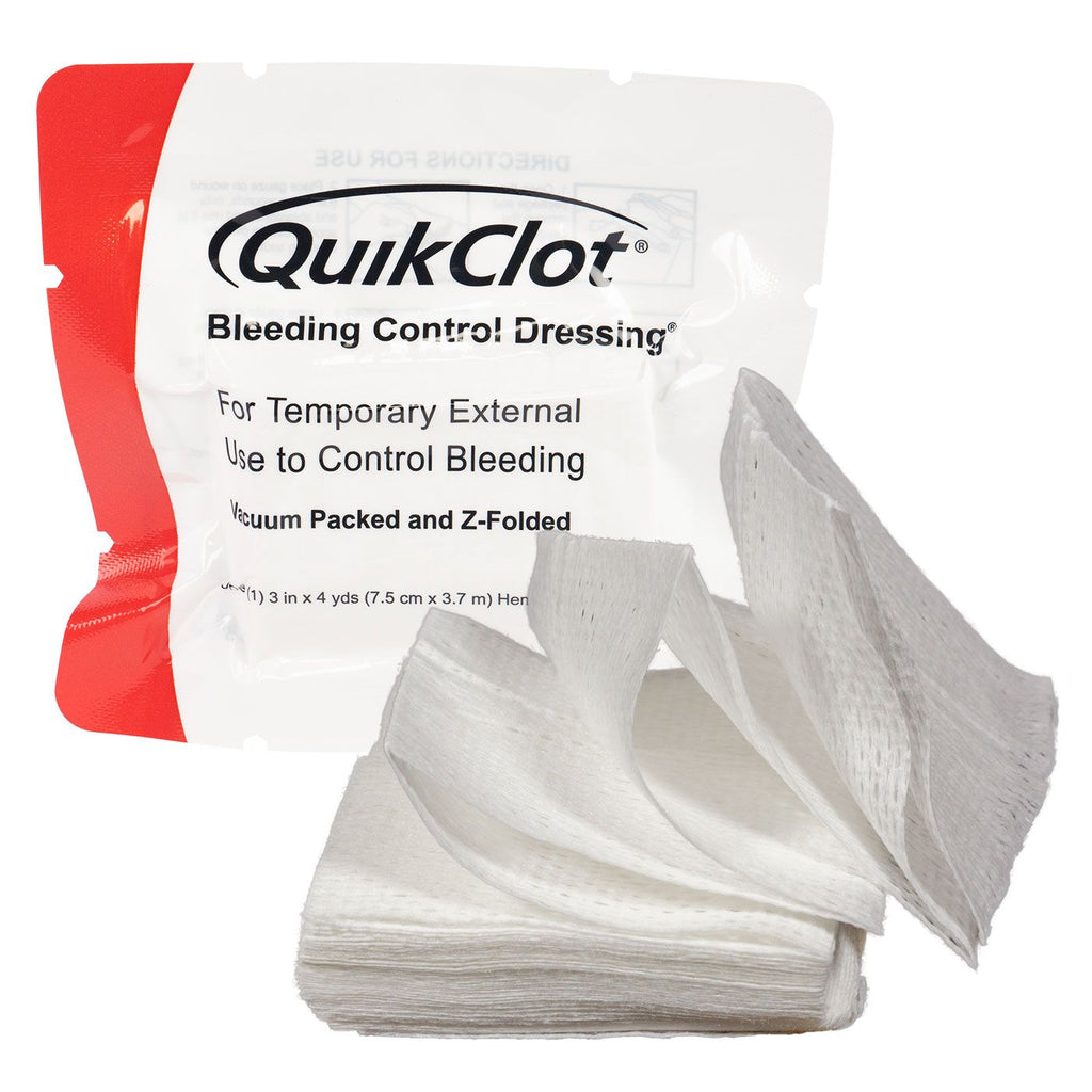 QUIKCLOT BLEEDING CONTROL DRESSINGS