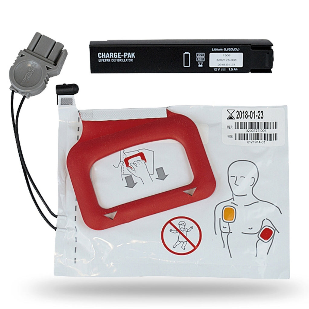 Physio-Control LIFEPAK CR Plus/EXPRESS CHARGE-PAK w/1 set electrode pads