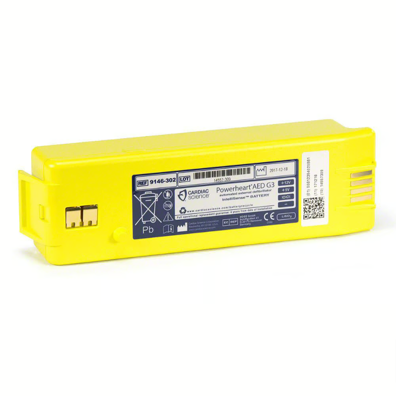 Cardiac Science Powerheart AED G3 Battery (Yellow)