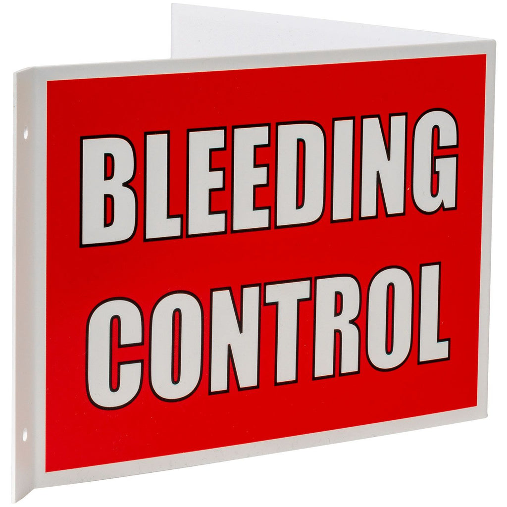 3-WAY BLEEDING CONTROL SIGN